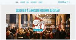Desktop Screenshot of brasserieducateau.fr