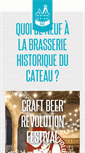Mobile Screenshot of brasserieducateau.fr